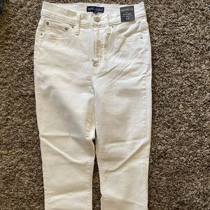 NWT JCrew White Denim High Rise Jeans
